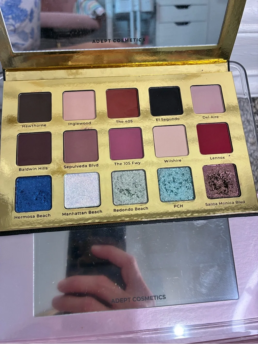 Adept Cosmetic Plain Jane Remastered & La Cinega eyeshadow palettes